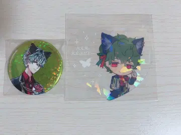 악마 집사와 검은 고양이 난자타운 하나마루 캔뱃지 미니게임