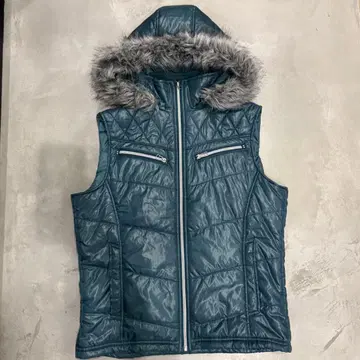 퍼 다운 베스트 y2k 짧은 기장 구제 의류