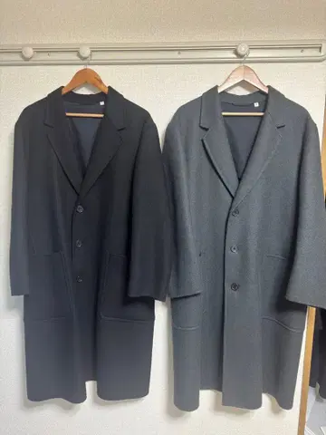 완판템 UNIQLO 더블 페이스 오버코트 2종 세트