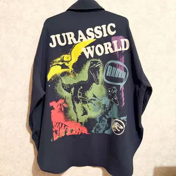 USJ 공식 쥬라기 월드 셔츠 네이비 M