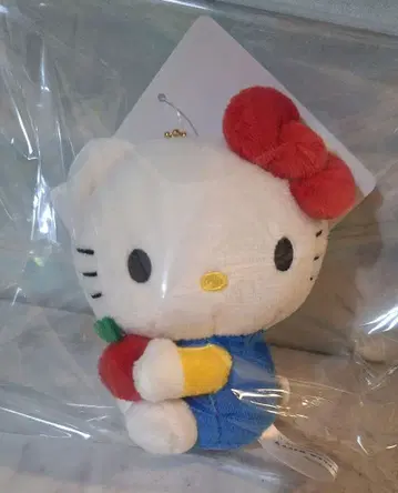 헬로키티 클래식 마스코트 사과 봉제 인형 마스코트