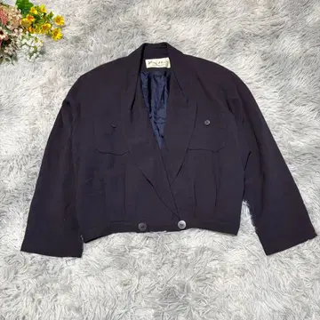 유키코 하나이 자켓 블루종 [ M ] 9호 퍼플 울 레트로 일본제