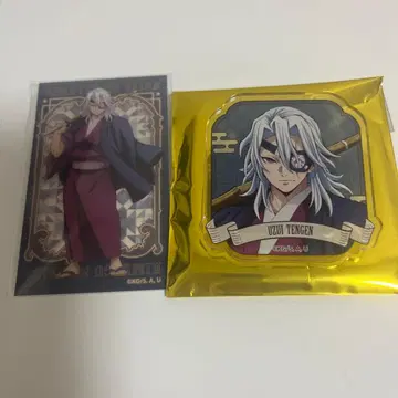 귀멸의 칼날 아크릴 배지 컬렉션 B 우즈이 텐겐 클리어 카드