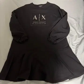 Armani Exchange BLACK EDITION 플레어 맨투맨 S