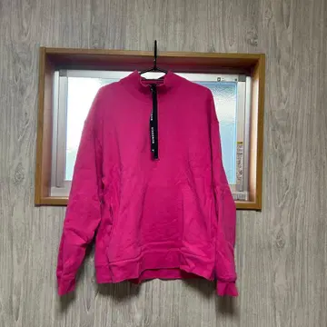 NUMERALS 핑크 하프 지퍼 트레이닝복