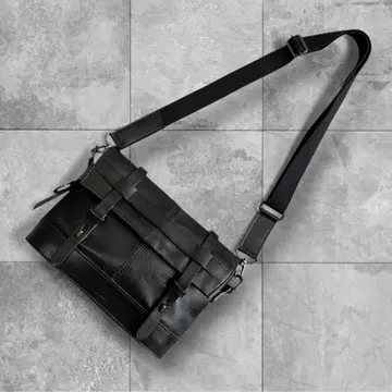 [레어] 린 KU 메디슨 백 블랙 가죽 숄더