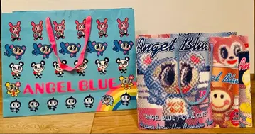 ANGEL BLUE 샵 백 2개 세트
