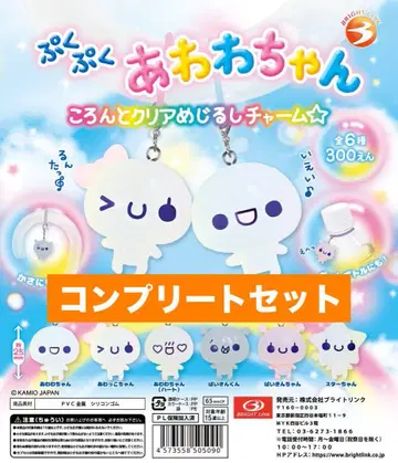 푸쿠푸쿠 아와와짱 콜롱토 클리어 메지루시 참 전 6종 컴프 가챠