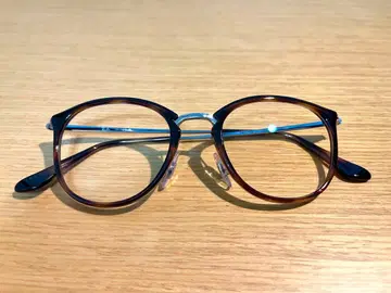 정품 케이스 안경닦이 포함 레이밴 RB-7140 폴리쉬 하바나 도수 없음