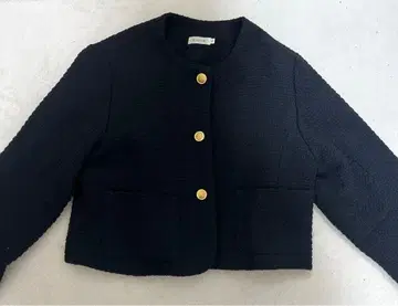 [ LAUIR ] 골드 버튼 트위드 자켓