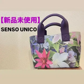 [ 미사용 새상품 ] SENSO UNICO의 꽃무늬 토트백!!