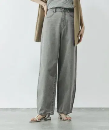 글로벌 워크 배기 팬츠 그레이 L