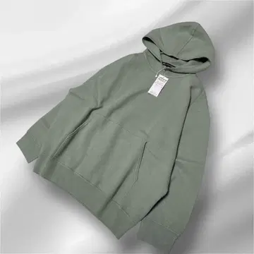 빅 사이즈! 택 포함 새상품 23구 비스코스/스트레치 후드티 니트 44