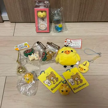 리락쿠마 코리락쿠마 키이로이토리 스트랩 세트 일괄 헤이세이 레트로