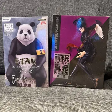주술회전 피규어 팬더 & 젠인 마키 세트