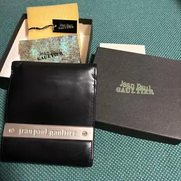 장 폴 고티에 블랙 접이식 지갑