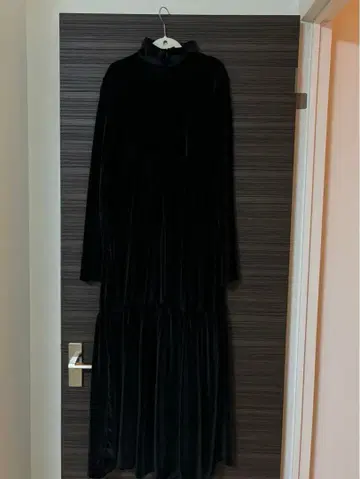 MAMU_ONLINE 벨루어 저지 티어드 OP 블랙