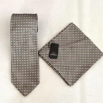 미사용! JIM THOMPSON 넥타이 & 포켓 치프