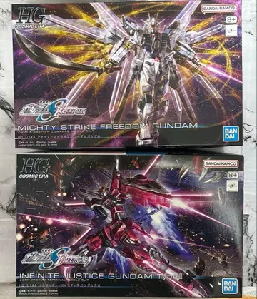 HG 마이티 스트라이크 프리덤 건담 & 인피니트 저스티스 이식