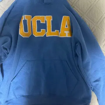 UCLA 후드 부착 후드티 파랑