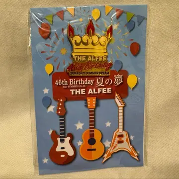 THE ALFEE 여름의 꿈 핀 배지