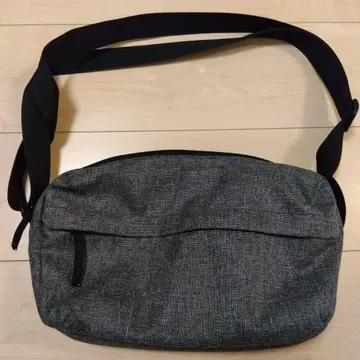 MUJI 그레이 원단 숄더백