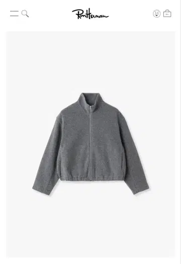 론 하먼 / 플리스 블루종 (그레이)