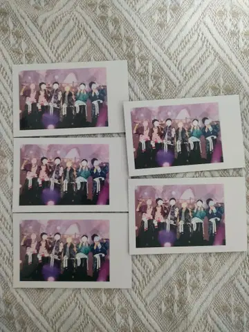 이레우스 실사 랜덤 폴라로이드풍 트레이딩 카드 2025 단체컷 5장 세트