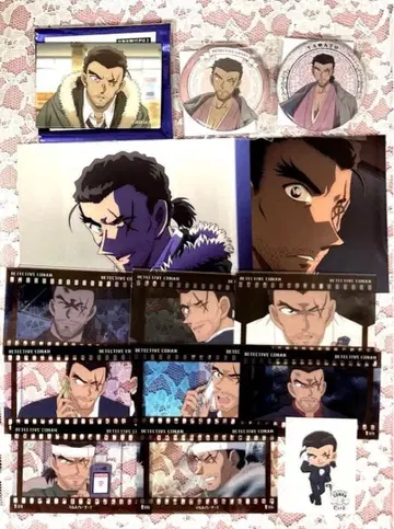 명탐정 코난 야마토 칸스케 스퀘어 캔뱃지 코난 플라자 거리 산책 글리터