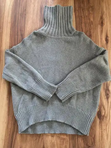 GALERIE VIE 파인 울 터틀넥 풀오버 S