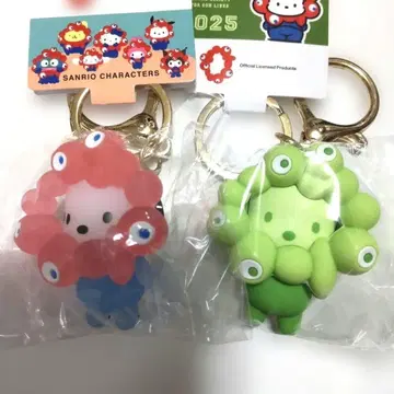 산리오 미야쿠미야쿠 클리어 최애 컬러 키링 포차코 만박