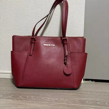 MICHAEL KORS 레드 토트백