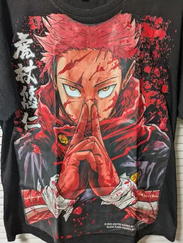 주술회전 T셔츠 이타도리 유우지 피 이펙트