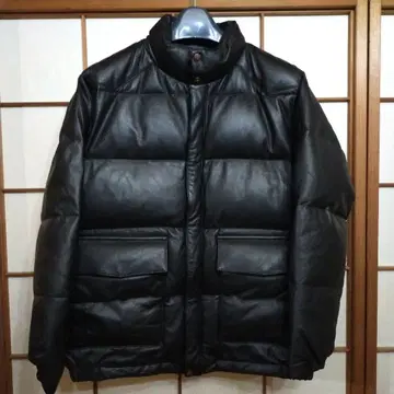 Paul Smith RED EAR 소가죽 가죽 다운 자켓 블랙