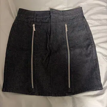 A|X 다크 데님 미니 스커트