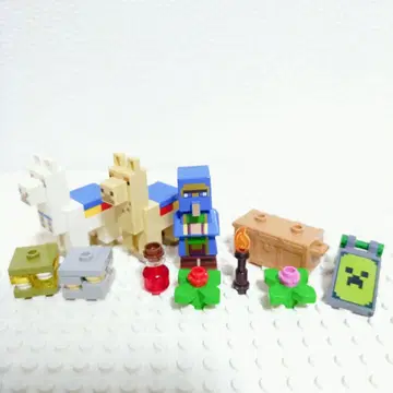 레고 정품 Minecraft 마인크래프트 미니 피규어 플레이트 블록