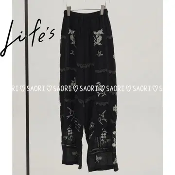 TODAYFUL Embroidery Patchwork Trousers