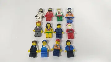 레고 시티 미니 피규어 12종 직업별 사장 레이서 산타 댄서 외