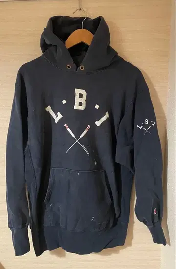 90s 챔피온 리버스 위브 자수 택 lbi 네이비 USA 제조