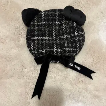 헬로키티 트위드 베레모