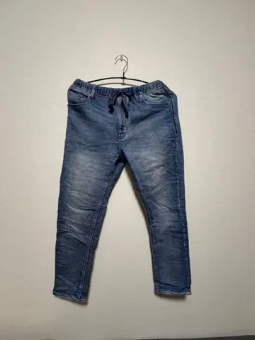 AZUL 도비 데님 스키니 앵클 팬츠