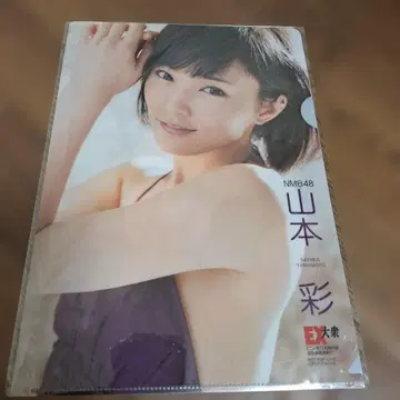 NMB48 야마모토 사야카 양면 클리어 파일 A4 사이즈 아이돌 굿즈
