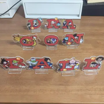 드래곤볼 제일복권 아크릴 스탠드 10개 풀컴프 세트