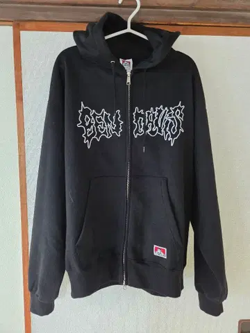 벤 데이비스 후드 부착 후드티 블랙