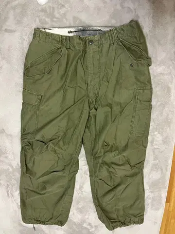 M65 카고 팬츠 구제 빈티지