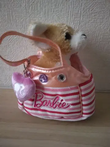 바비 치와와 미니 토트백 봉제 인형