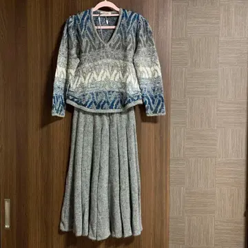 Mc SISTER 월드 니트 스커트 셋업 M