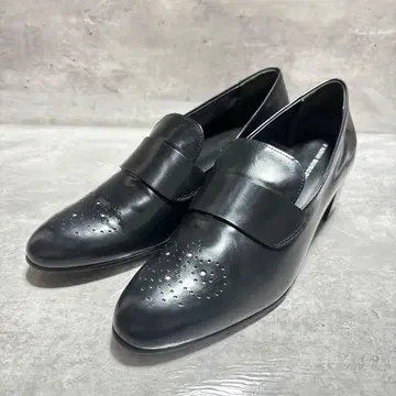 FABIORUSCONI 로퍼 청키힐 24.5cm 메달리온