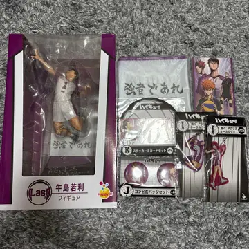 하이큐 Happy 제일복권 우시지마 와카토시 피규어 라스트 원 세트