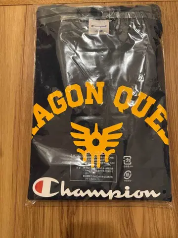 드래곤 퀘스트 Champion L 사이즈 네이비 T셔츠